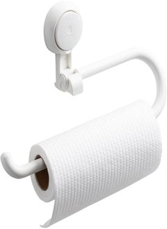 E COMMERCE  BAG Kitchen Tissue Roll Holder Vacuum Suction Wall Mounted Organizer Tissue Holder and Suction Cup Clear Hanger Toilet Paper Roll Holder  - Image 1