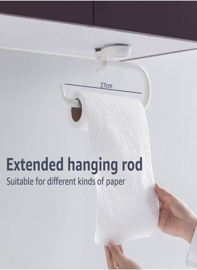 E COMMERCE  BAG - Kitchen Tissue Roll Holder Vacuum Suction Wall Mounted Organizer Tissue Holder and Suction Cup Clear Hanger Toilet Paper Roll Holder - Image 1
