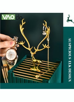 VAOdo 3 In 1 Multifunctional Tissue Holder Box Antlers Can Hang Jewelry Jewelry Storage Box Tissue Box With Side Storage Modern Desktop Tissue Box  - Image 2