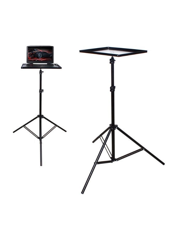 Projector Laptop Tripod Stand, Adjustable Height (69-190cm) with Tilt Tray, Foldable for Home Office Stage - Image 2