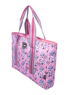 CUBS Tote Bag Multicolor Large Lilac Pineapples  - Image 2