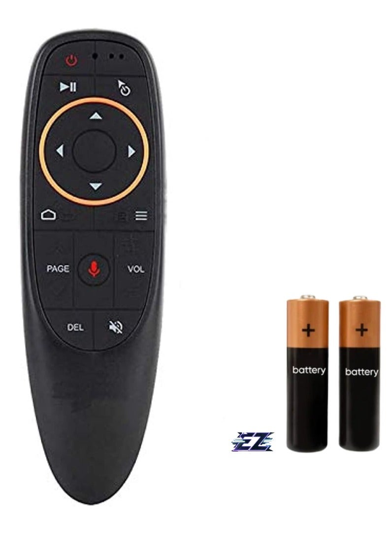 PopZa G10 Voice Air Mouse 2.4GHz Wireless Voice Smart Remote Control for Android TV Box, PC, Laptop – Includes Battery - Image 1