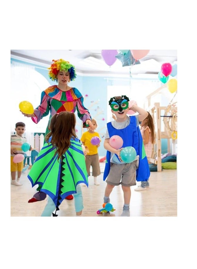 رات سو زي ديناصور للأطفال بأجنحة الديناصورات مع قناع الديناصورات، فستان للأطفال للأولاد، للحفلات التنكرية والفستان الفاخر للأطفال من عمر 4 إلى 9 سنوات - Image 2