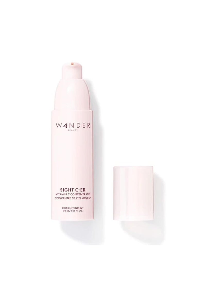 Wander Beauty Wander Beauty Sight Cer Vitamin C Concentrate  20 Vitamin C Cream to Plump Brighten  Hydrate Face  Brightening Moisturizer with Vitamin E Kakadu Plum Niacinamide  Hyaluronic Acid  101 oz 