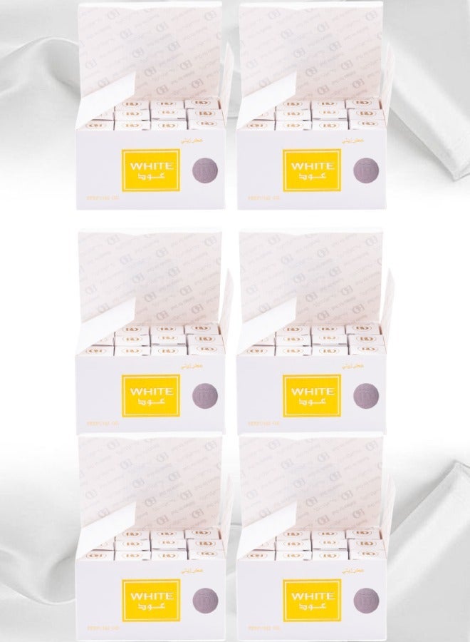 بانافع 72 قطع عطر وايت عود زيتي 3 مل - Image 1