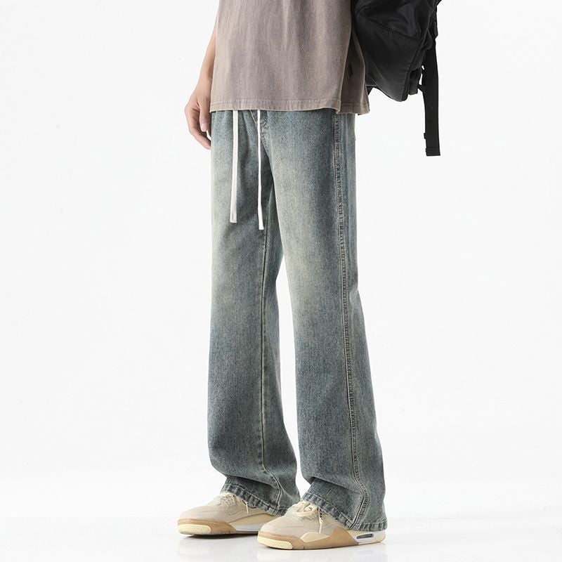 Unisex Classic Denim Jeans Loose Fit Daily Outdoor Wear - Image 1