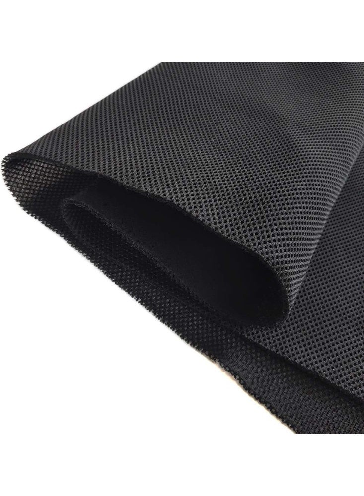 Wayber Speaker Grill Cloth Stereo Mesh Fabric for Speaker Repair, Black - 55 x 40 in / 140 x 100 cm - Image 5