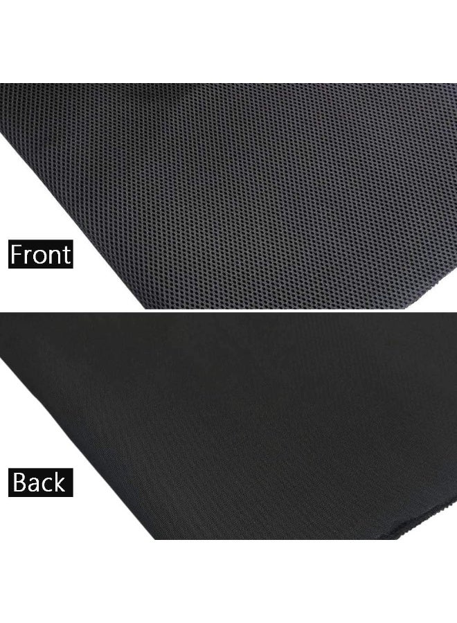 Wayber Speaker Grill Cloth Stereo Mesh Fabric for Speaker Repair, Black - 55 x 40 in / 140 x 100 cm - Image 2