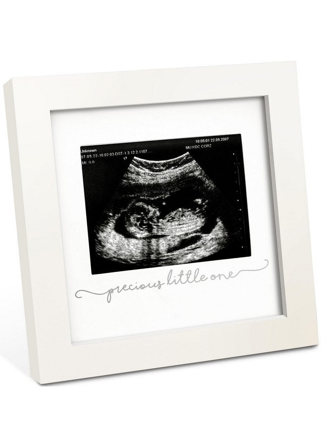 KeaBabies Baby Sonogram Picture Frame - Modern Ultrasound Frame for Mom to Be - Pregnancy Announcement Sonogram Photo Frames - Gender Reveal for Expecting Parents - First Time Dad Gifts (Alpine White) - Image 1