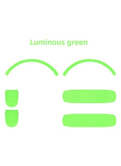 Suitable For Apple AirPods Max Wireless Bluetooth Headset Beam Silicone Protective Cover Dustproof Protective Net-Color:T1 Luminous Green-Applicable Model:For Apple AirPods Max