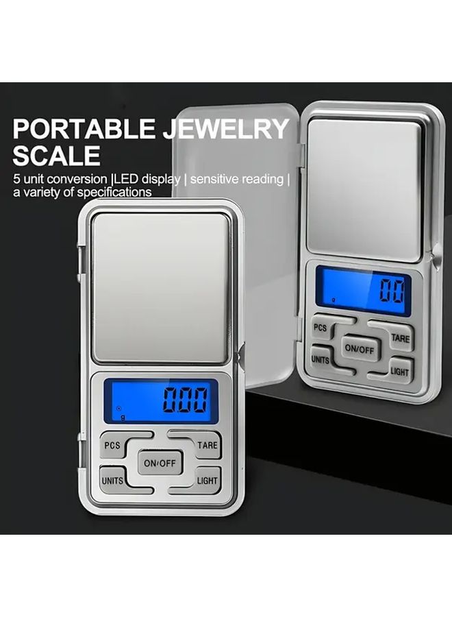 500g 0 01g Jewelry Scale High Precision Digital Scale Compact Lightweight Home Use - Image 1