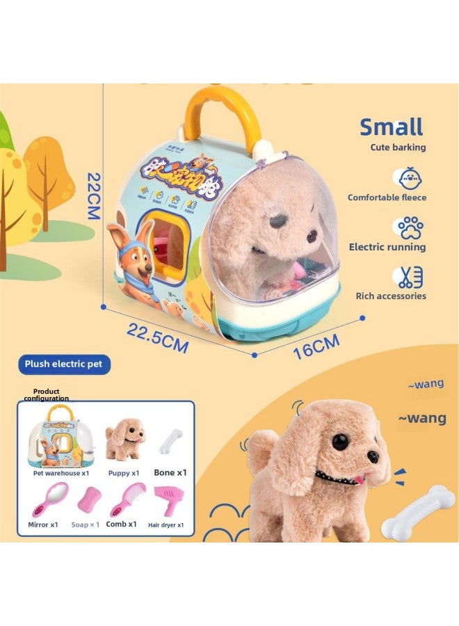Cute Pet Bunny Dog Cat Plush Children's Toy 041 Parent-child Interactive Portable Pet Space Box Electric Sound-Color:040-Specifications:A Single Item Must Be Shipped In Multiple Of 32 Sets.  - Image 5