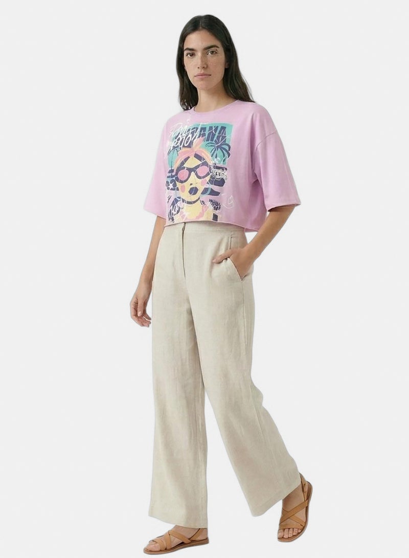 RAVIN Women Art Graphic Boxy Crop Top - Image 5