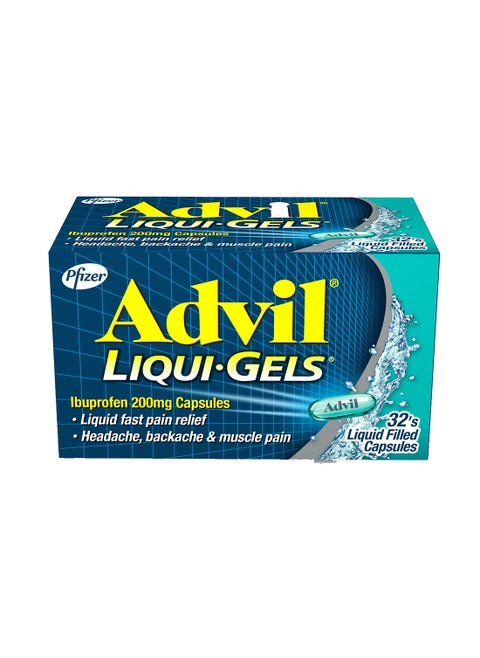 Liqui-Gels Pain Reliever And Fever Reducer Solubilized Ibuprofen 200Mg 32 Capsules