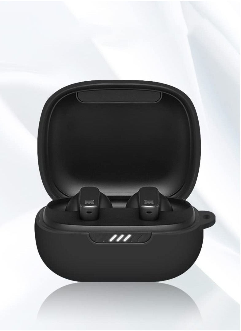 Generic - Silicone Case Compatible with JBL Live Pro 2 TWS - Case Protective Cover for Headphones - Black - Image 1