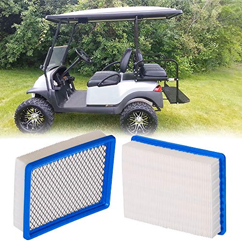 HIFROM Air Filter 1015426 with Fuel Pump 1014523 Oil Filter 1016467 Spark Plug Fuel Filter Kit Compatible with Club Car 4-cycle DS Gas Golf Cart Models 1992-Up 290FE 350FE Engine - Image 5