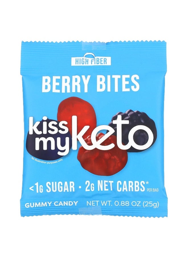 Kiss My Keto Kiss My Keto, Gummy Candy, Berry Bites, 8 Bags, 0.88 oz (25 g) Each  - Image 3