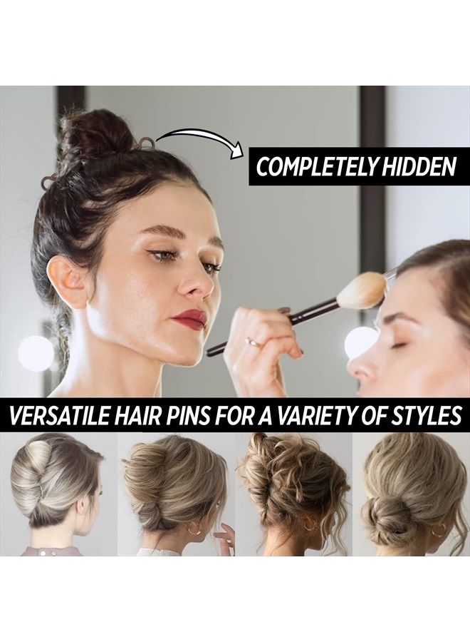 Good Hair Days Hair Pins - Plastic, U-shaped Magic Grip Hairpins, Strong Durable Pins For Fine, Thick & Long Hair, Hair Styling Accessories, Set of 20 (Black) - Image 4