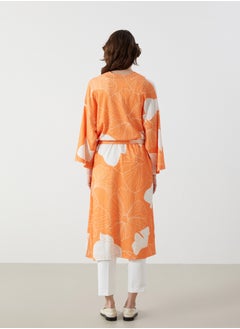 LC WAIKIKI Shawl Collar Floral Oversize Women's Kimono  - Image 4
