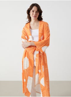 LC WAIKIKI Shawl Collar Floral Oversize Women's Kimono  - Image 2