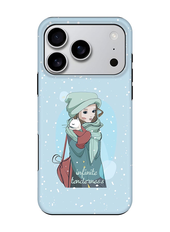 Stylizedd Tough Pro Magnetic Case for iPhone 17 Pro, Dual Layer hybrid PC + TPU Mobile Cover Matte - Infinite Tenderness