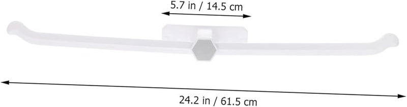 Adhesive Plastic Towel Holder Mount Strong Capacity Bathroom Towel Rack - Image 5