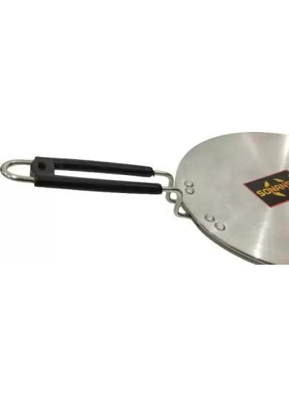 Sonanshi Sonanshi Aluminium Induction Base Tawa for Making Chapati/Roti/Dosa/Chilla/Paratha and Many More with Stainless Steel Handle  - Image 2