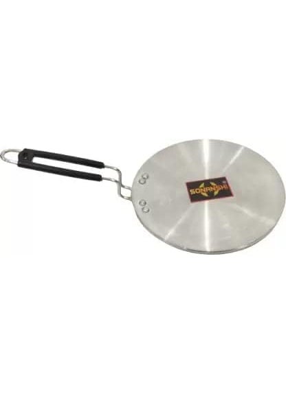 Sonanshi Sonanshi Aluminium Induction Base Tawa for Making Chapati/Roti/Dosa/Chilla/Paratha and Many More with Stainless Steel Handle  - Image 1