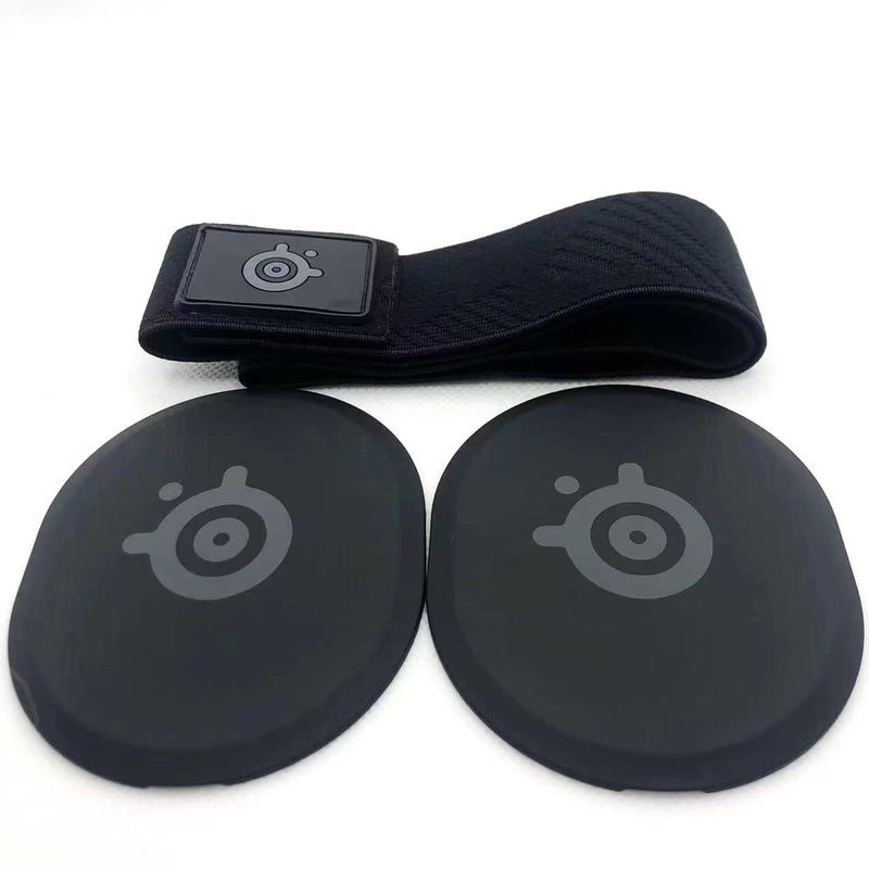 LZYDD 2 in 1 Magnet Cover with Headband for SteelSeries Arctis Pro High Fidelity Gaming Headset/Arctis Pro Wireless Gaming Headset (Color1-black) - Image 2