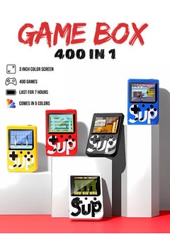 SUP KIDS GAME | 400 IN 1 | HANDHELD GAMING CONSOLE : PORTABLE RETRO GAME PLAYER | WHITE  - Image 2