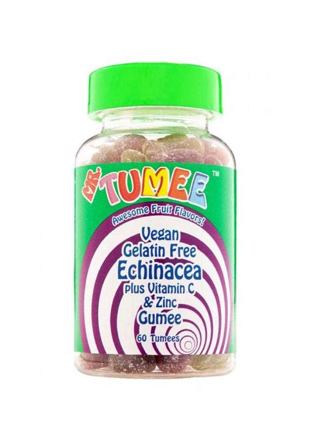 MR.TUMEE - Echinacea Plus Vitamin C And Zinc Gumee 60 Tumees Vegan And Gelatin Free - Image 1