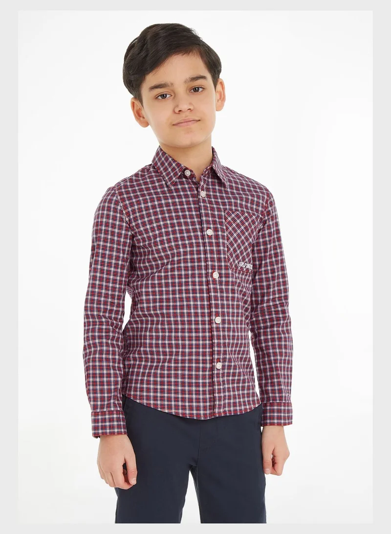TOMMY HILFIGER Kids Checked Shirt