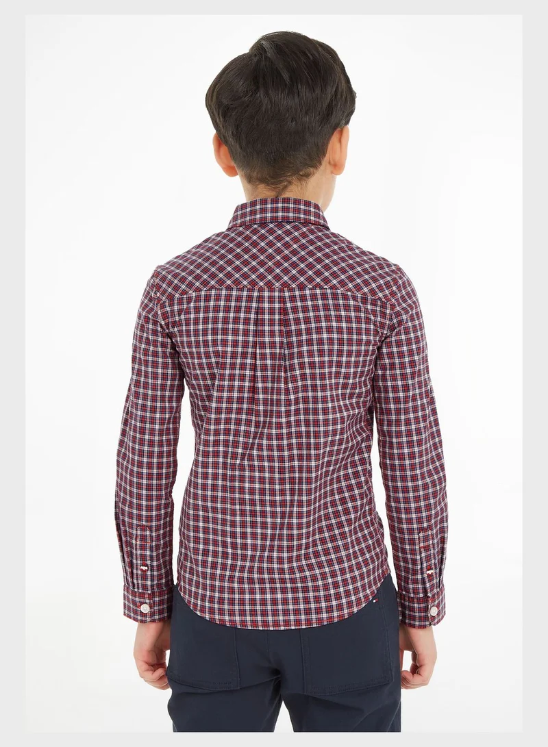 TOMMY HILFIGER Kids Checked Shirt