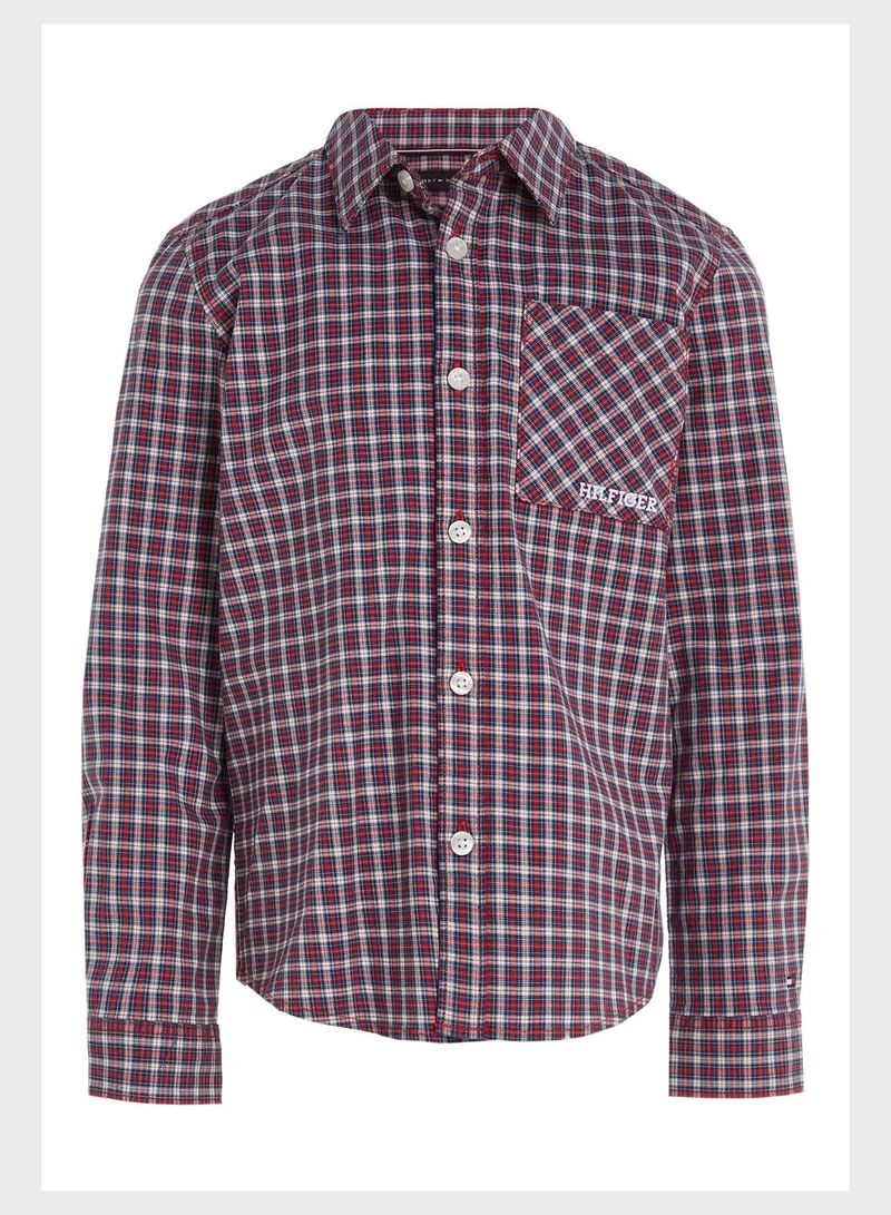TOMMY HILFIGER Kids Checked Shirt