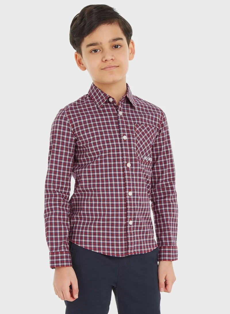 TOMMY HILFIGER Kids Checked Shirt