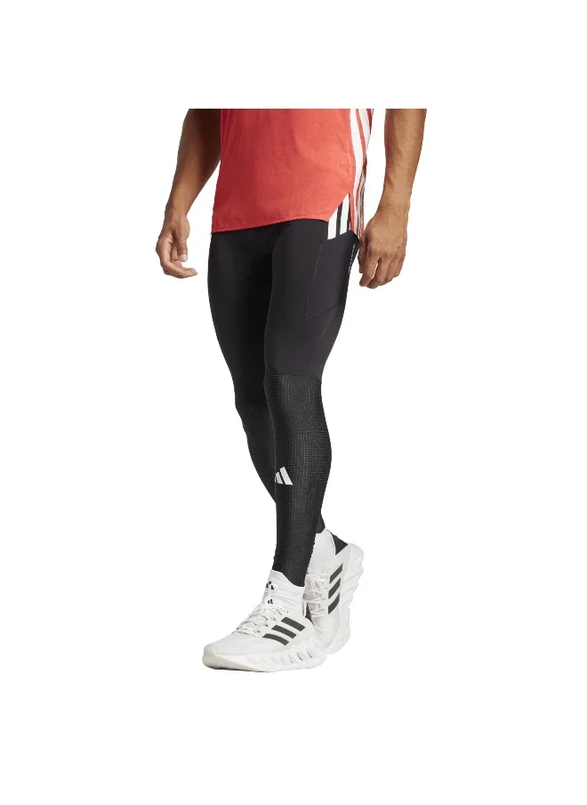 Adidas Adidas Adizero L Tg M Black Running Tights For Men Xs