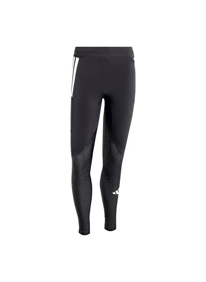Adidas Adidas Adizero L Tg M Black Running Tights For Men Xs