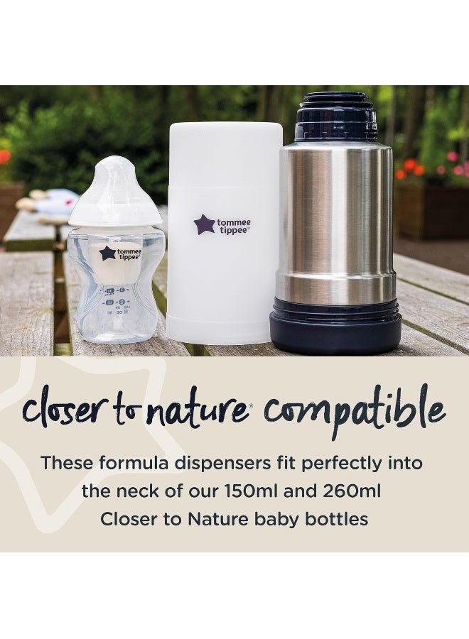 Tommee Tippee Closer to Nature Milk Powder Dispenser (Pack of 6) - Image 2