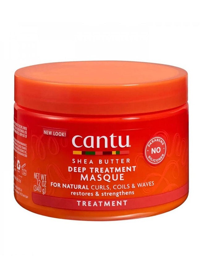 Cantu Shea Butter Deep Treatment Masque for Natural Hair Multicolour 340grams - Image 3