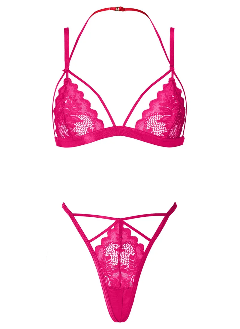 Ann Summers Pink Ann Summers Desirable Crotchless Set for Women | Best Price UAE