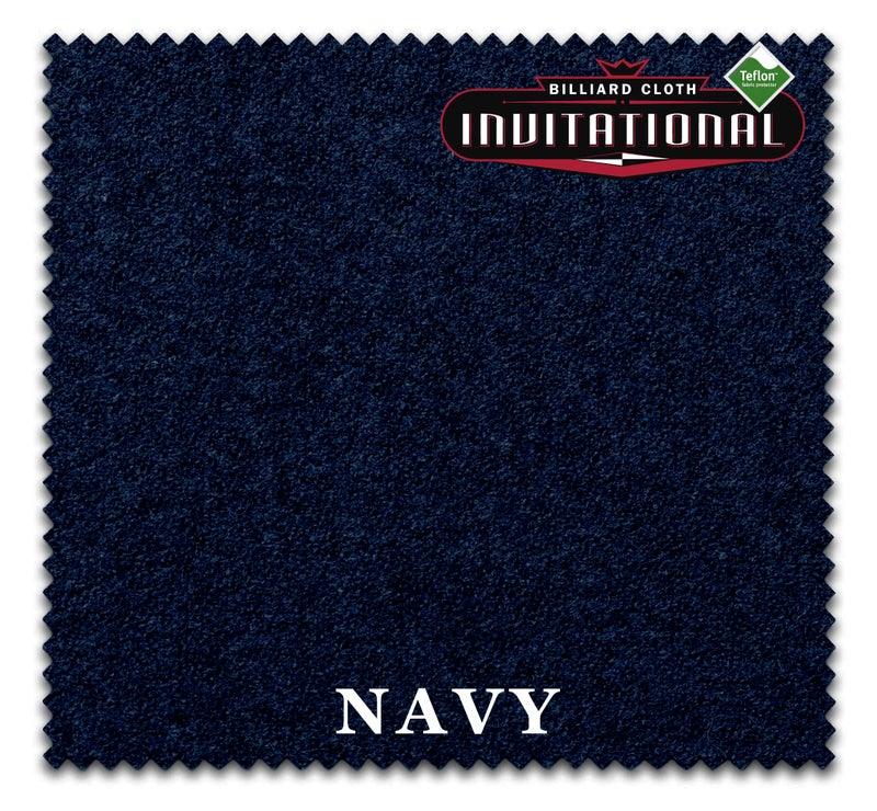 Billiard City Championship Invitational Teflon Billiard Pool Table Felt Cloth wSpots PreCut Rails Authorized Dealer Navy Blue 8 ft - Image 2
