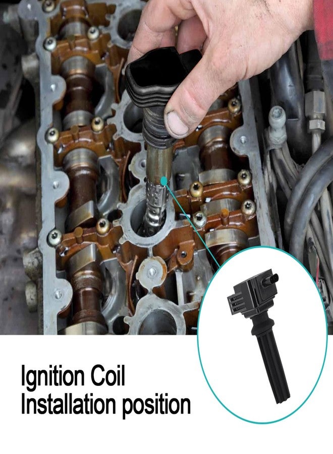 AULINK 4PCS UF670 Ignition Coil Pack For Ford Edge Escape Explorer Focus Fusion EcoSport Mustang Taurus,Land Rover Range Rover Evoque Discovery Sport,Lincoln MKC MKT MKZ,Jaguar XE XF 2.0L 2.3L 2.5L - Image 5