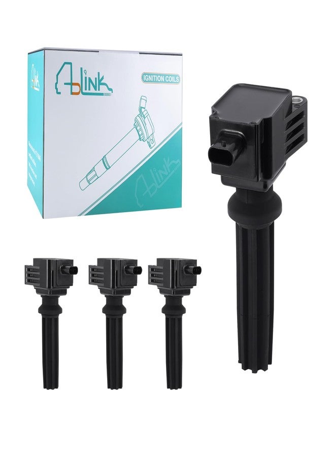 AULINK 4PCS UF670 Ignition Coil Pack For Ford Edge Escape Explorer Focus Fusion EcoSport Mustang Taurus,Land Rover Range Rover Evoque Discovery Sport,Lincoln MKC MKT MKZ,Jaguar XE XF 2.0L 2.3L 2.5L - Image 1
