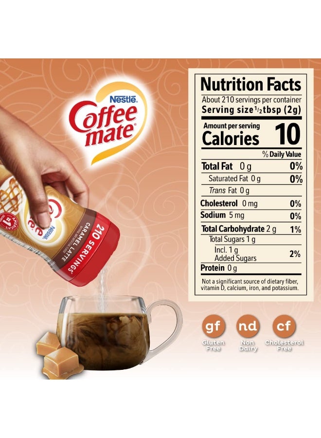 Nestle Coffee Mate Caramel Latte Coffee Creamer 425.2grams Pack of 1 - Image 2