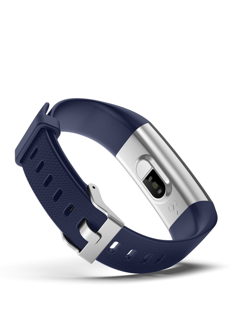 Fitness Tracker Smart Watch with IP68 Waterproof: Step Counter, Calorie/Heart Rate Monitor, Sleep Tracker & Stopwatch Blue - Image 3