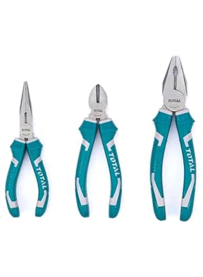 طقم كماشة TOTAL TOOLS مكون من 3 قطع - THT1K0301