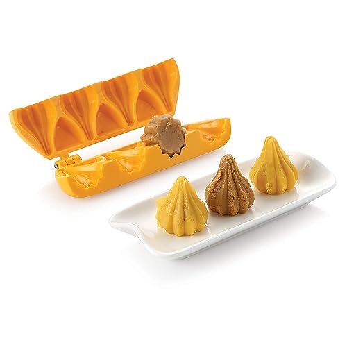 Tosaa Ganpati Plastic Modak Prasad and Chocolate Mould/Sancha 4 Cavity, 13 X 4 X 3 cm - Image 3