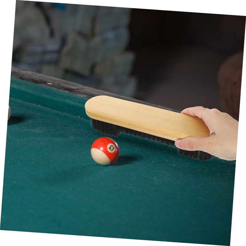 12 Inch Natural Wood Pool Table Brush For Felt And Crevice Dust Removal Billiards Accessory - Image 5