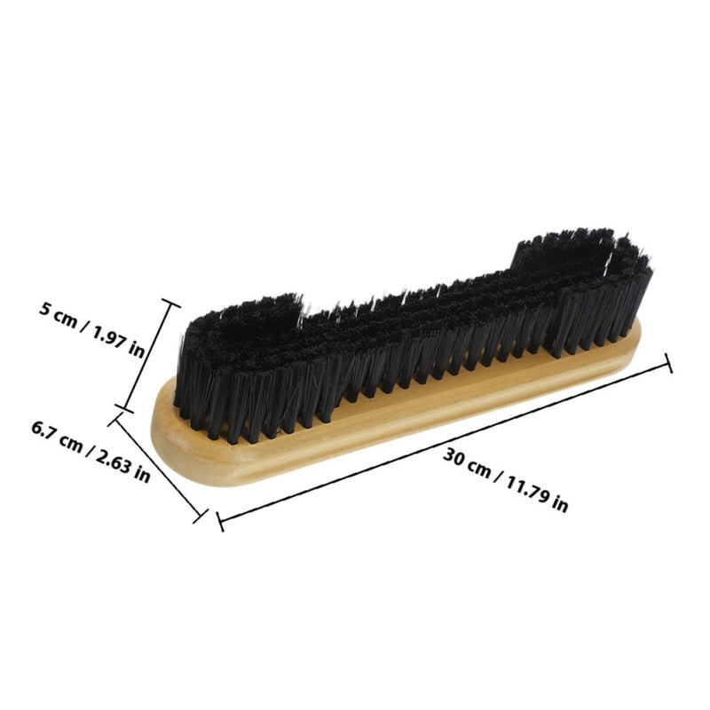 12 Inch Natural Wood Pool Table Brush For Felt And Crevice Dust Removal Billiards Accessory - Image 3