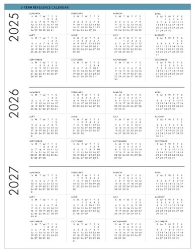 House of Doolittle 2025 Calendar Planner, Monthly, Whimsical Floral, 8.5 x 11 Inches, January - December (HOD29197-25) - Image 3